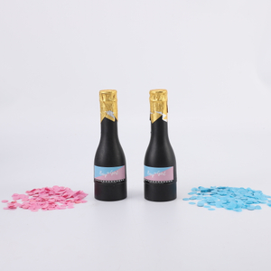 Biodegradable Champagne Bottle Gender Reveal Confetti Cannon Wholesale Confetti Cannon Party Supplies Gender Reveal