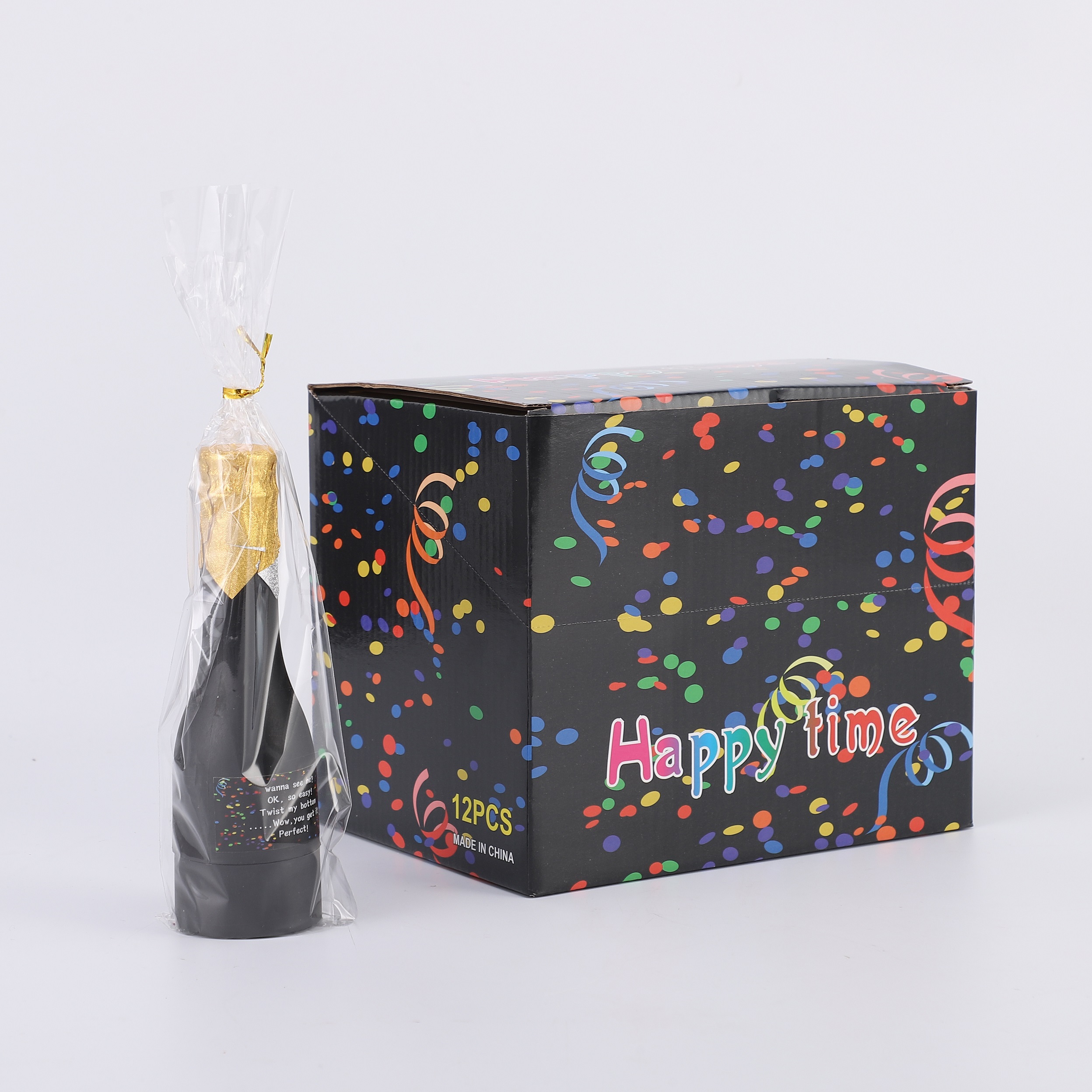 Biodegradable Champagne Bottle Gender Reveal Confetti Cannon Wholesale Confetti Cannon Party Supplies Gender Reveal