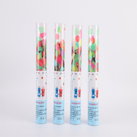 Wholesale Factory Hand Held Round Paper Confetti Cannons Party Poppers